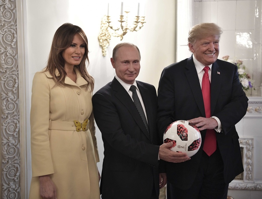 Futbalová lopta od Putina