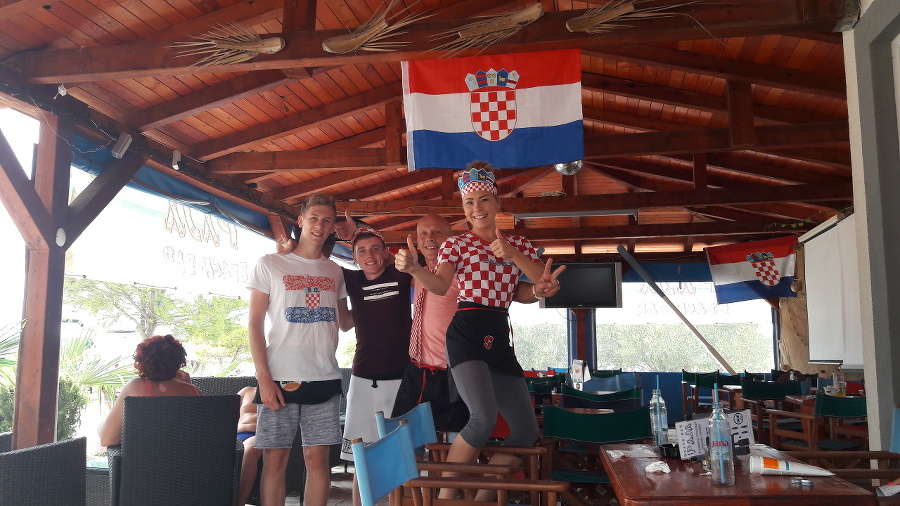 Chorvátski fanúšikovia sú na