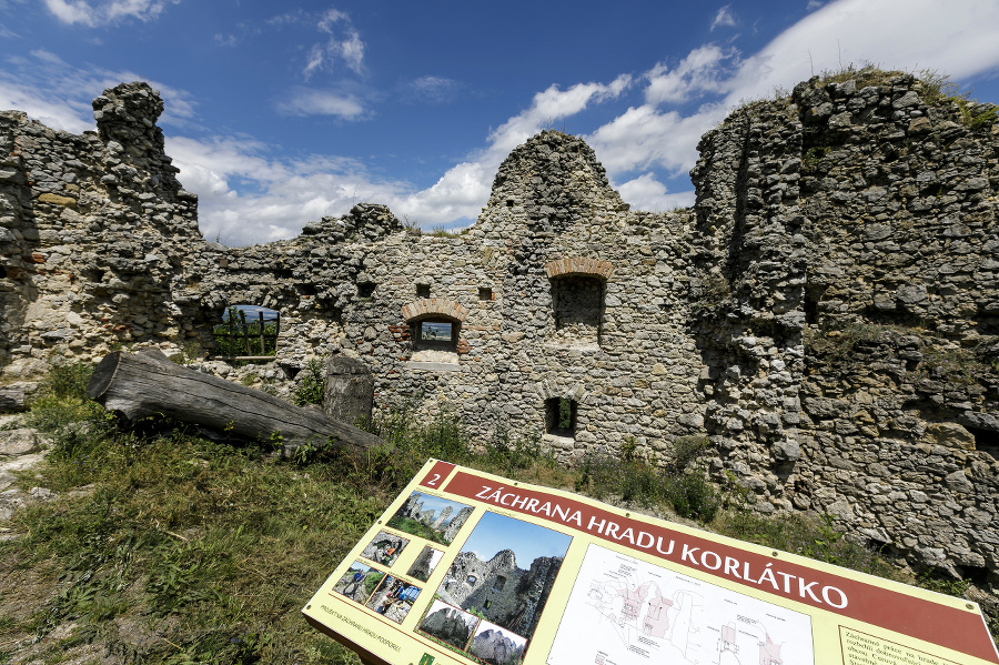 Zrúcanina hradu Korlátko, ktorú