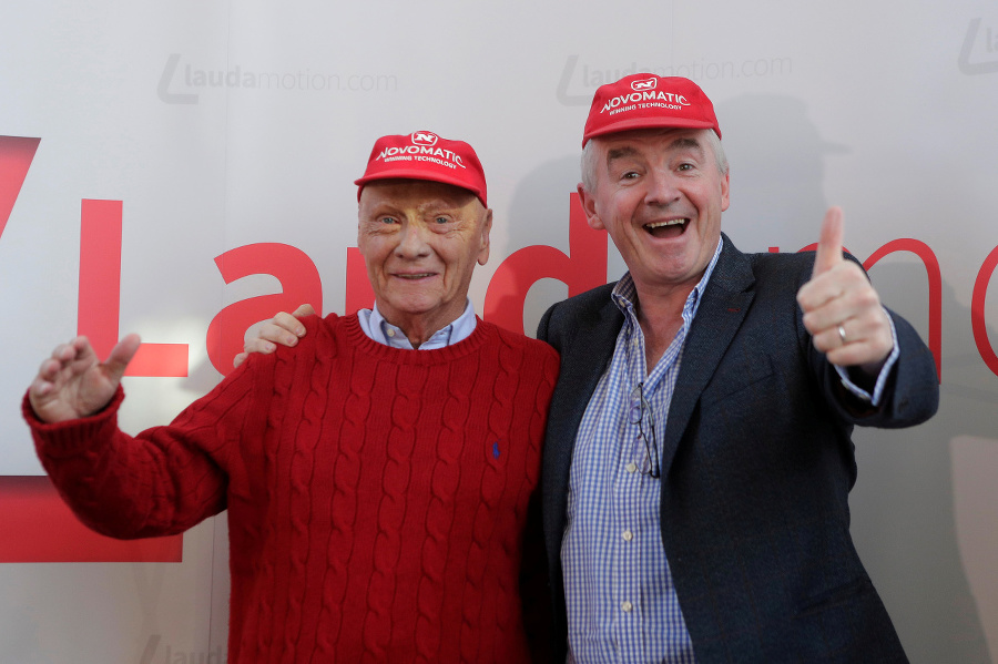 Niki Lauda (vľavo) a