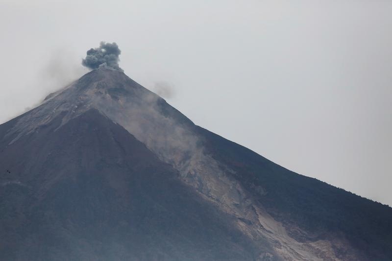Guatemalská sopka Volcán de