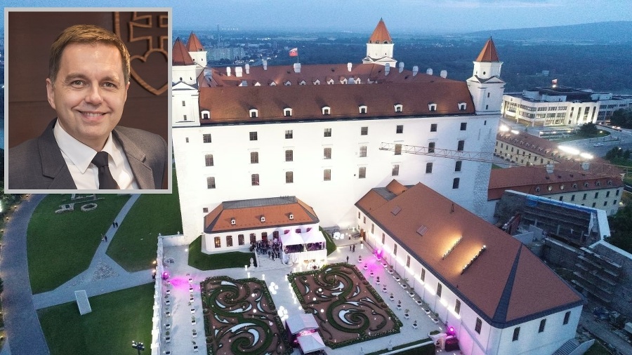 Bratislavský hrad, 28.6.2018 21:15