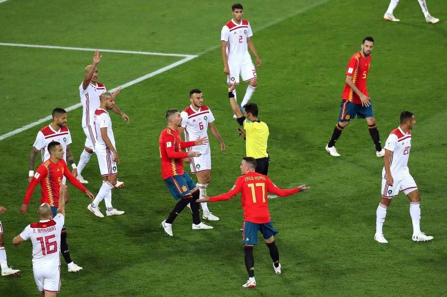 Vyrovnávajúci španielsky gól v
