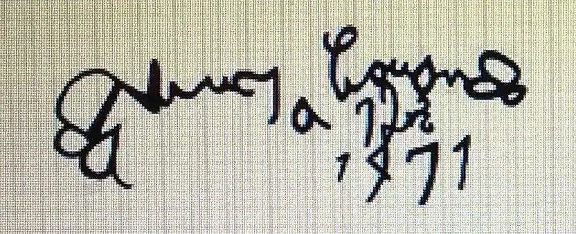 Udajný podpis Leonarda da