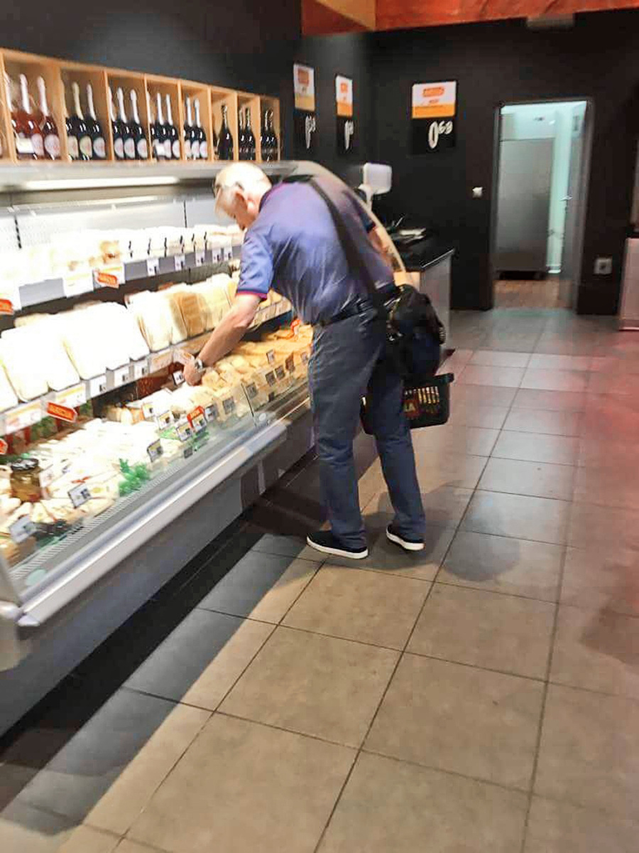 Horváth si vyberal medzi zdravými produktmi.