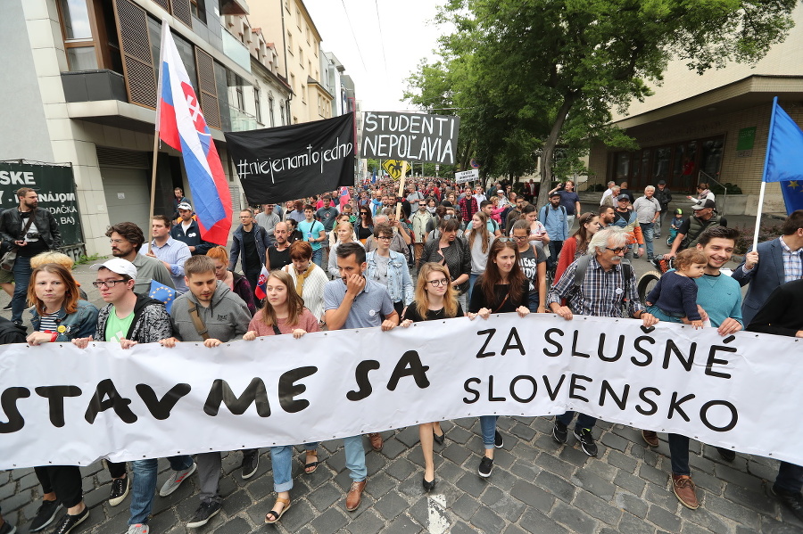 Pochod Za slušné Slovensko