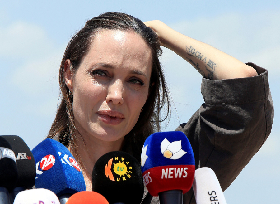 Angelina Jolie navštívila utečenecký