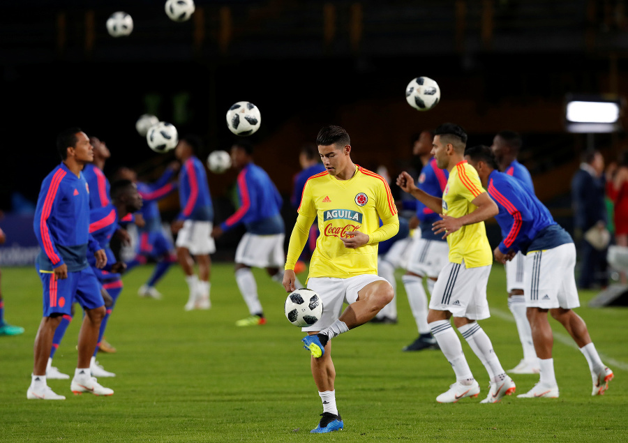 Futbalisti Kolumbie nechcú v