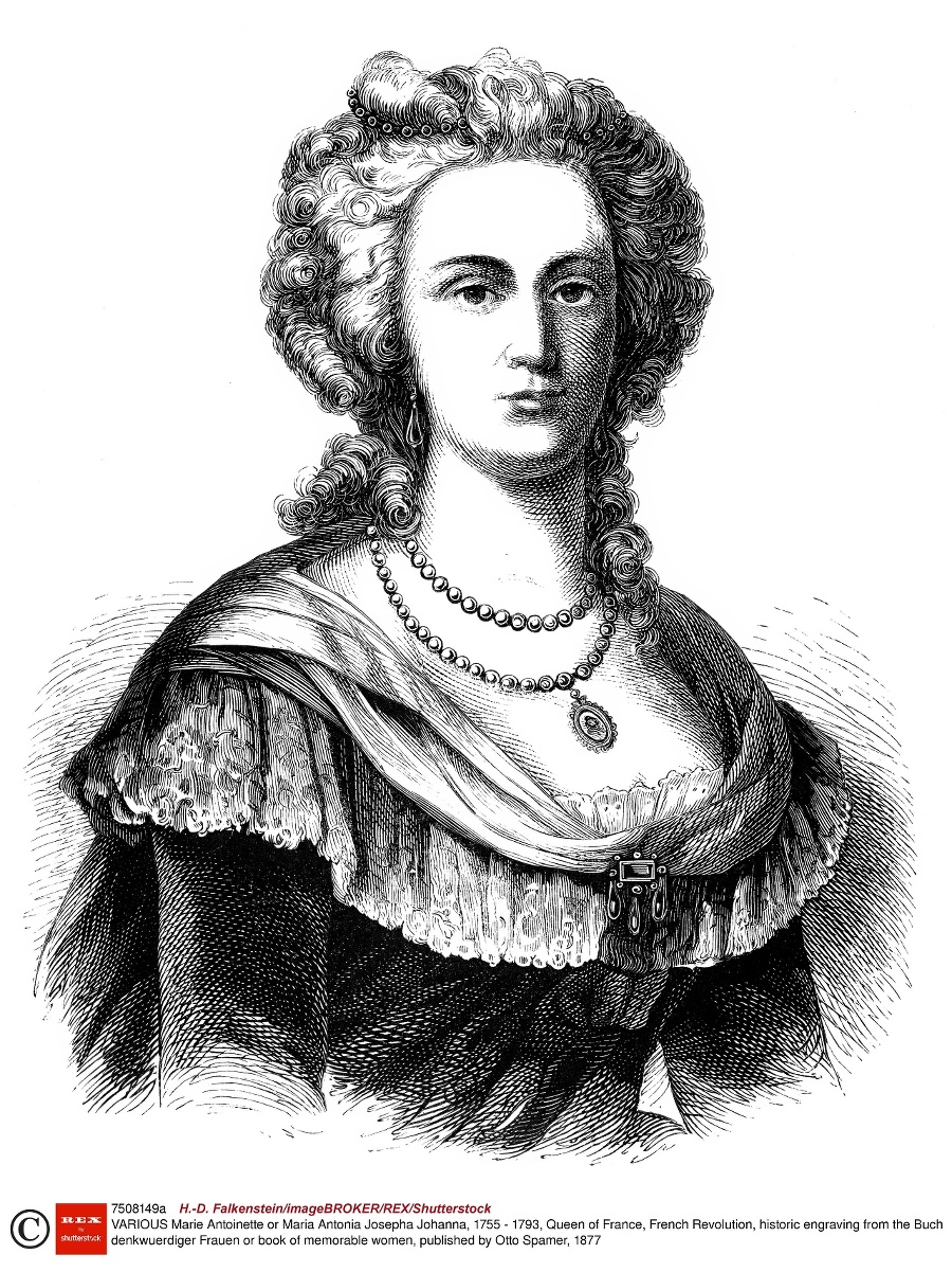 Mária Antoinetta s náhrdelníkom