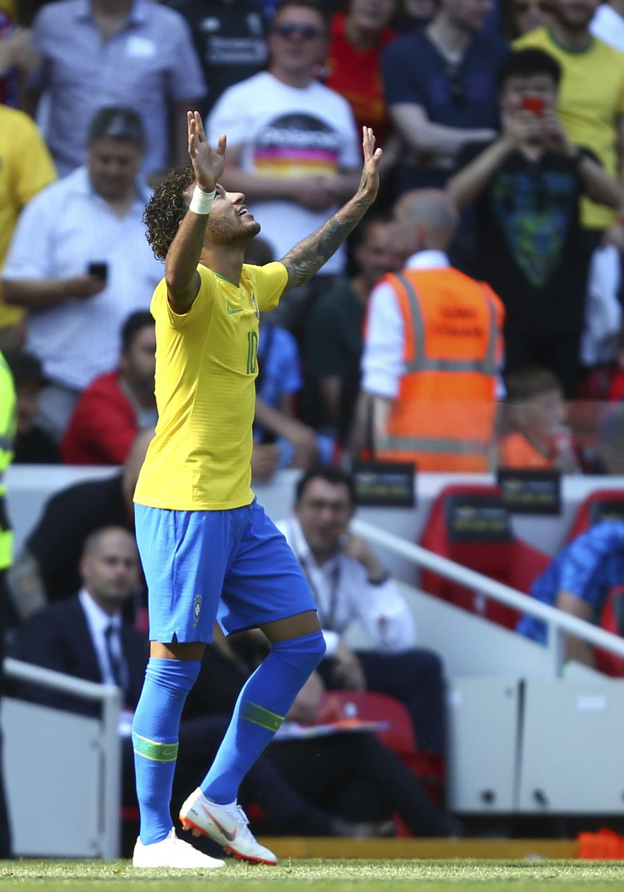 Brazílsky futbalista Neymar sa