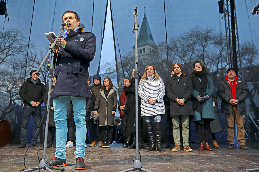 Marcové demonštrácie v Bratislave