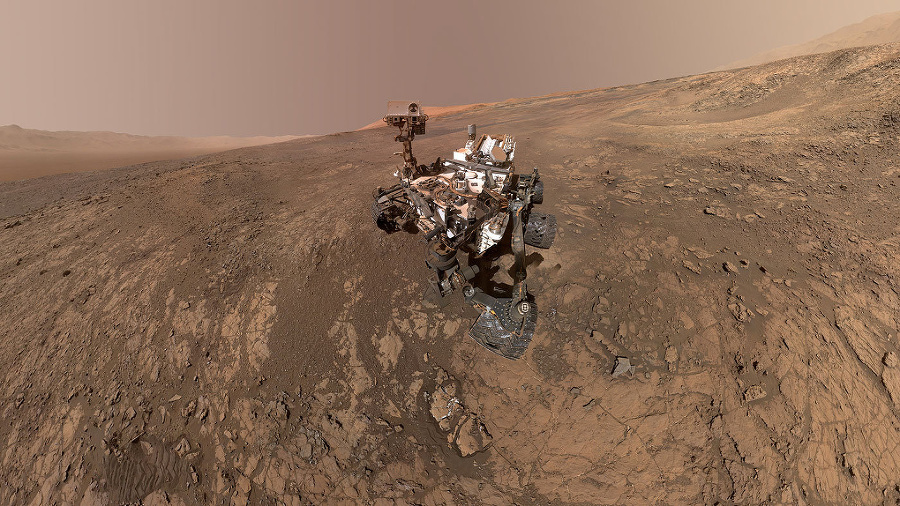 Vozítko Curiosity na Marse