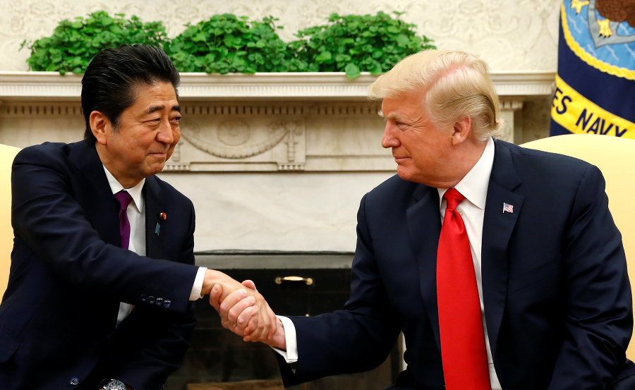 Prezident Trump s japonským