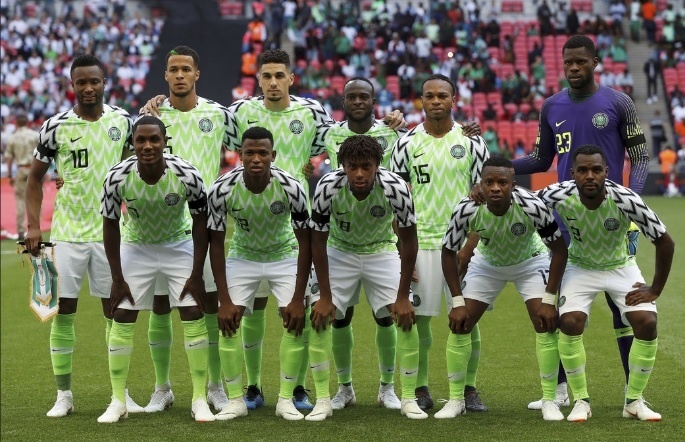 Futbalisti Nigérie v nových