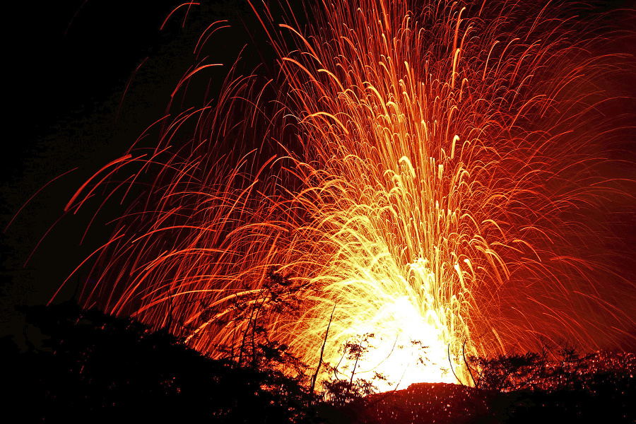 Erupcie sopky Kilauea sú