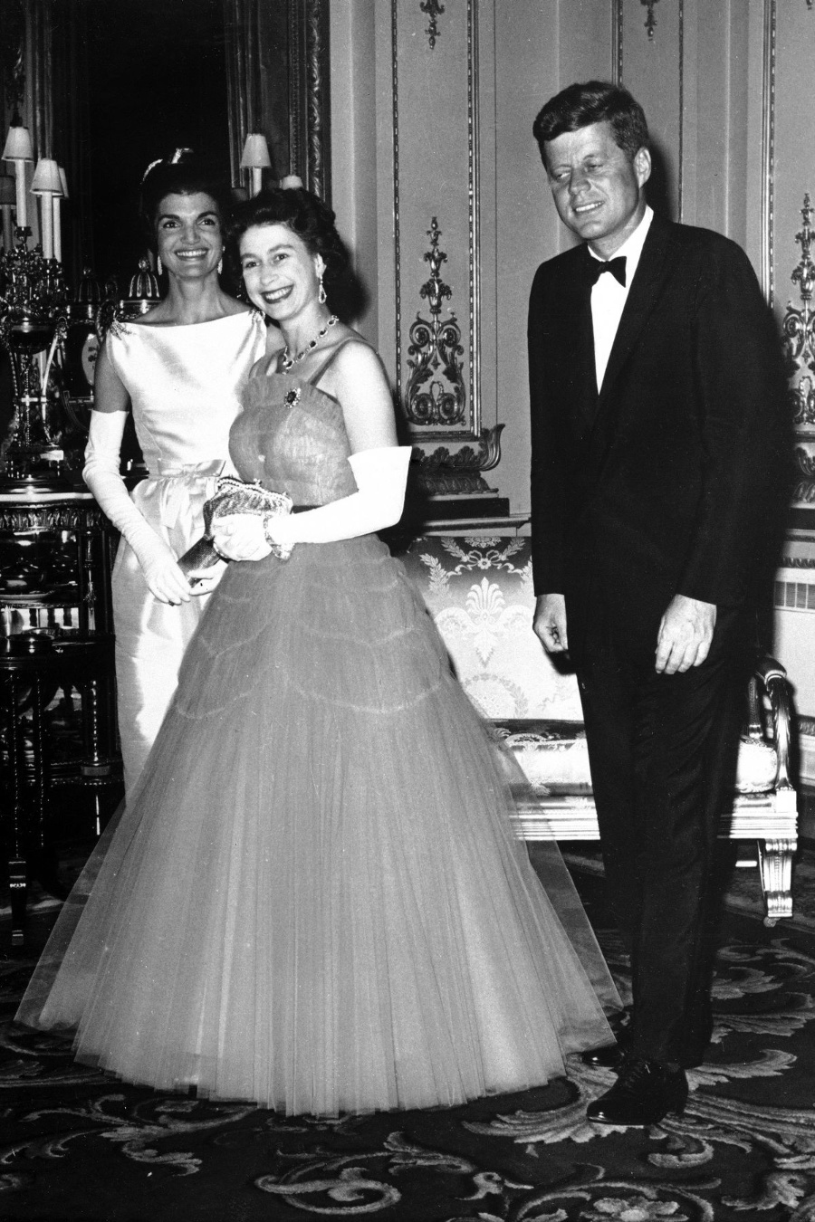 Kráľovná Alžbeta s prezidentom