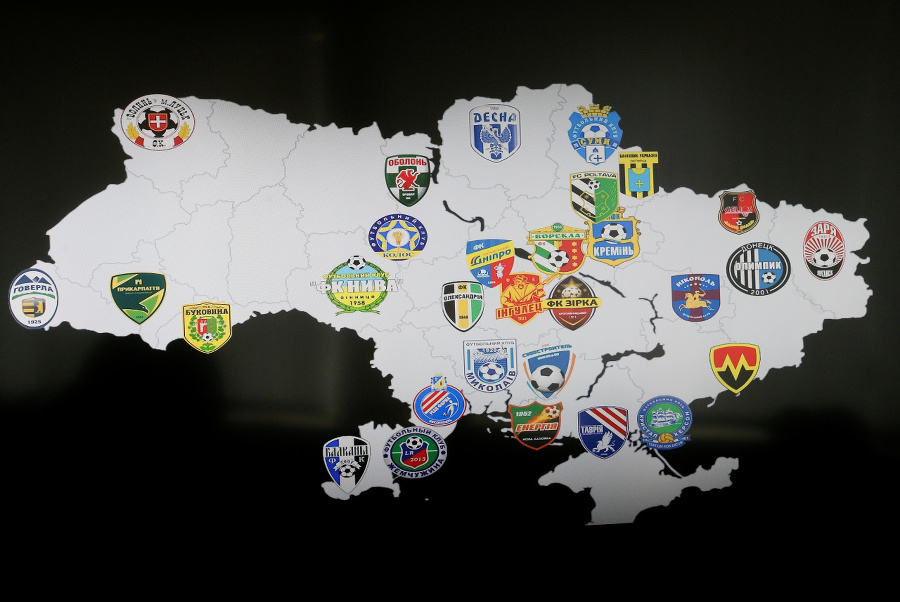 Mapa s podozrivými ukrajinskými