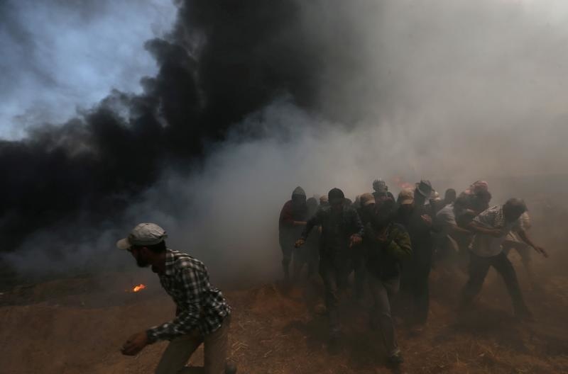 Izraelská streľba na protestujúcich