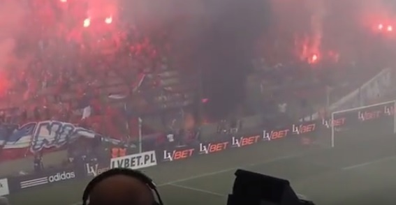 Fanúšikovia klubu Wisla Krakow