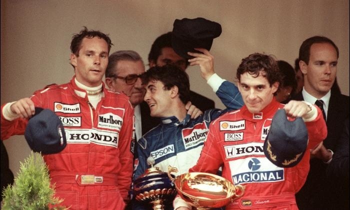 Gerhard Berger a Ayrton