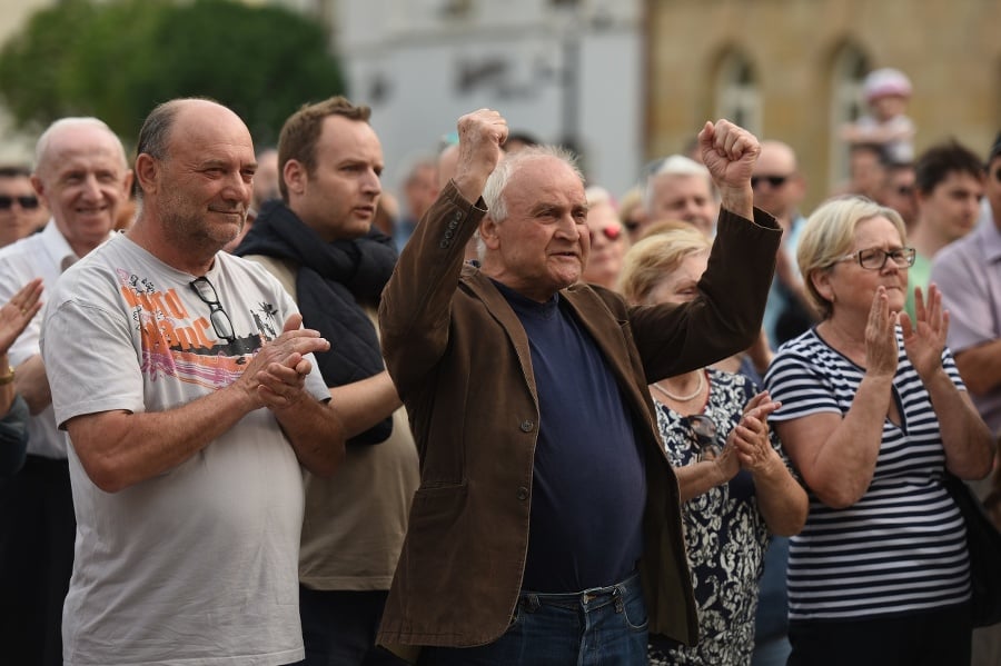 Protest Za slušné Slovensko