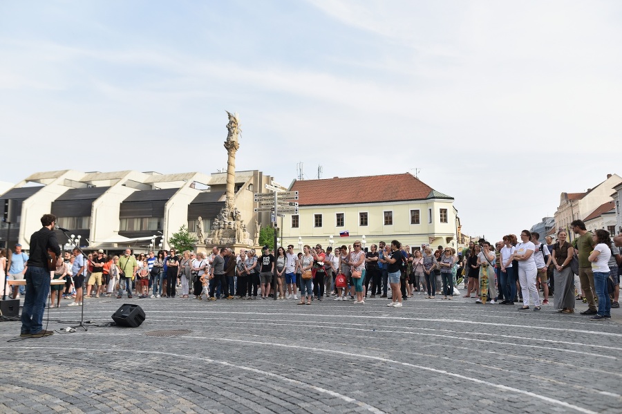 Protest Za slušné Slovensko