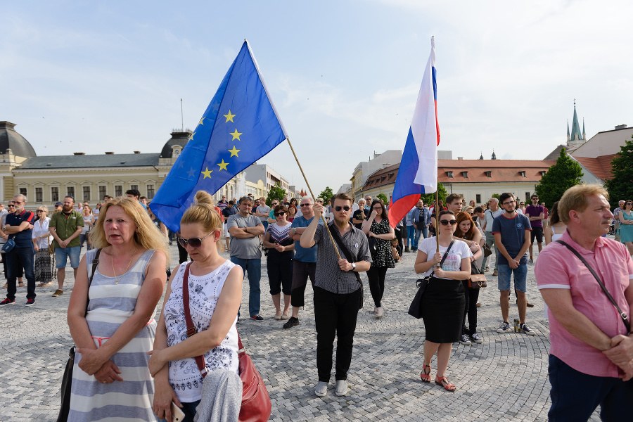 Protest Za slušné Slovensko