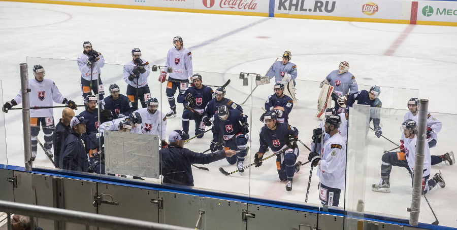 Slovenskí hokejisti v príprave