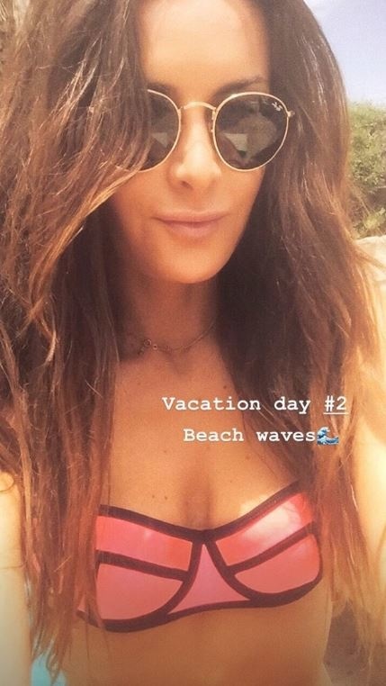 Benešová si užíva dovolenku.