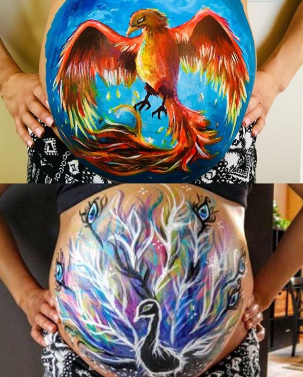 Umelecké dielo na tehotenskom