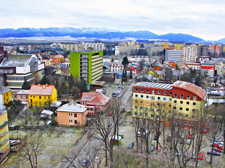 Takto vyzerá Poprad zo