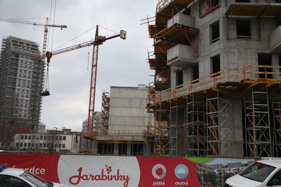 Na stavbe v Bratislave