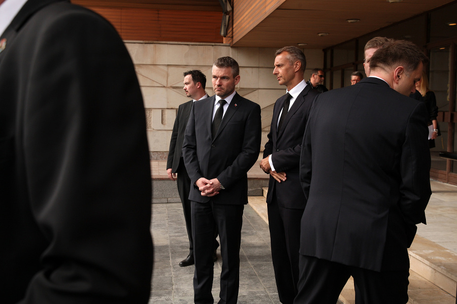 Premiér Peter Pellegrini s Richardom Rašim.