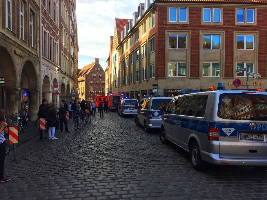 Tragická udalosť sa stala v centre nemeckého Münsteru.