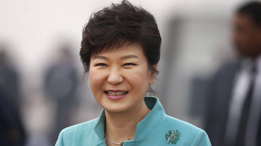 Juhokórejská prezidentka Pak Kun-hje.