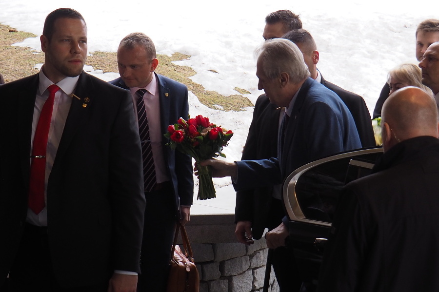 Miloš Zeman na návšteve