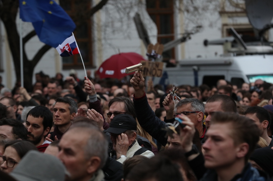 Protest Za slušné Slovensko