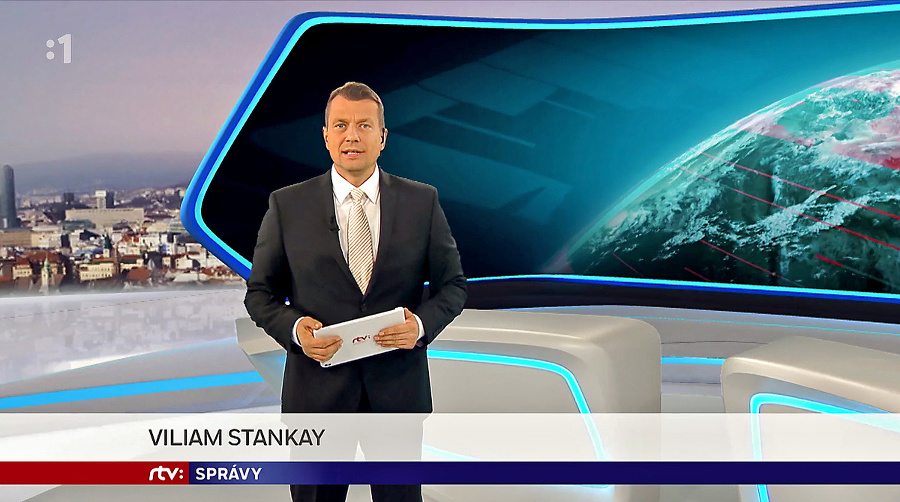 Viliam Stankay, moderátor spravodajstva.