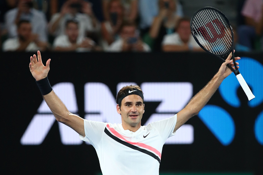 Roger Federer vyhral Australian