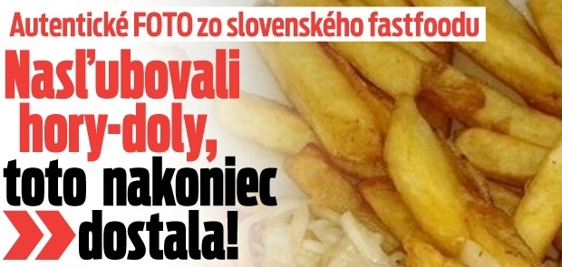 fastfood, sklamanie