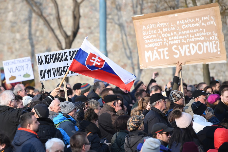 Protest za vyslovenie nedôvery