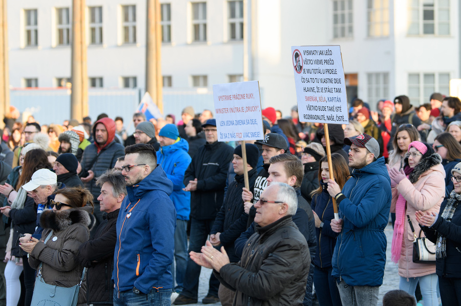 Protestné zhromaždenie Za slušné