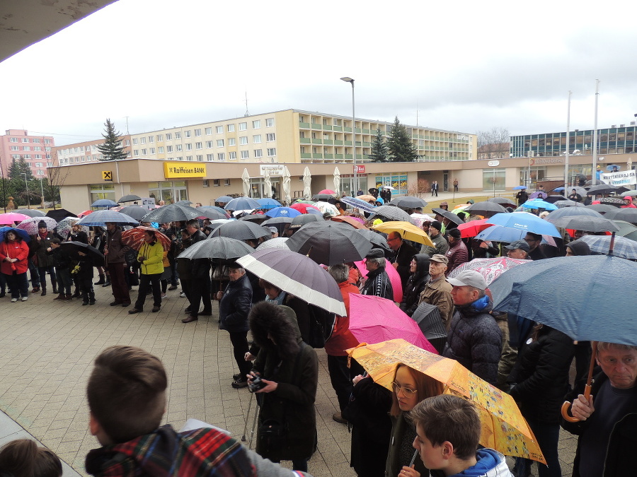 Protest v Žiari nad