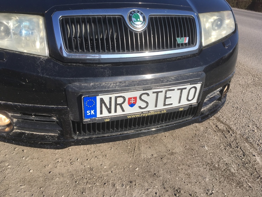 Ján natrafil na nápadité EČV.