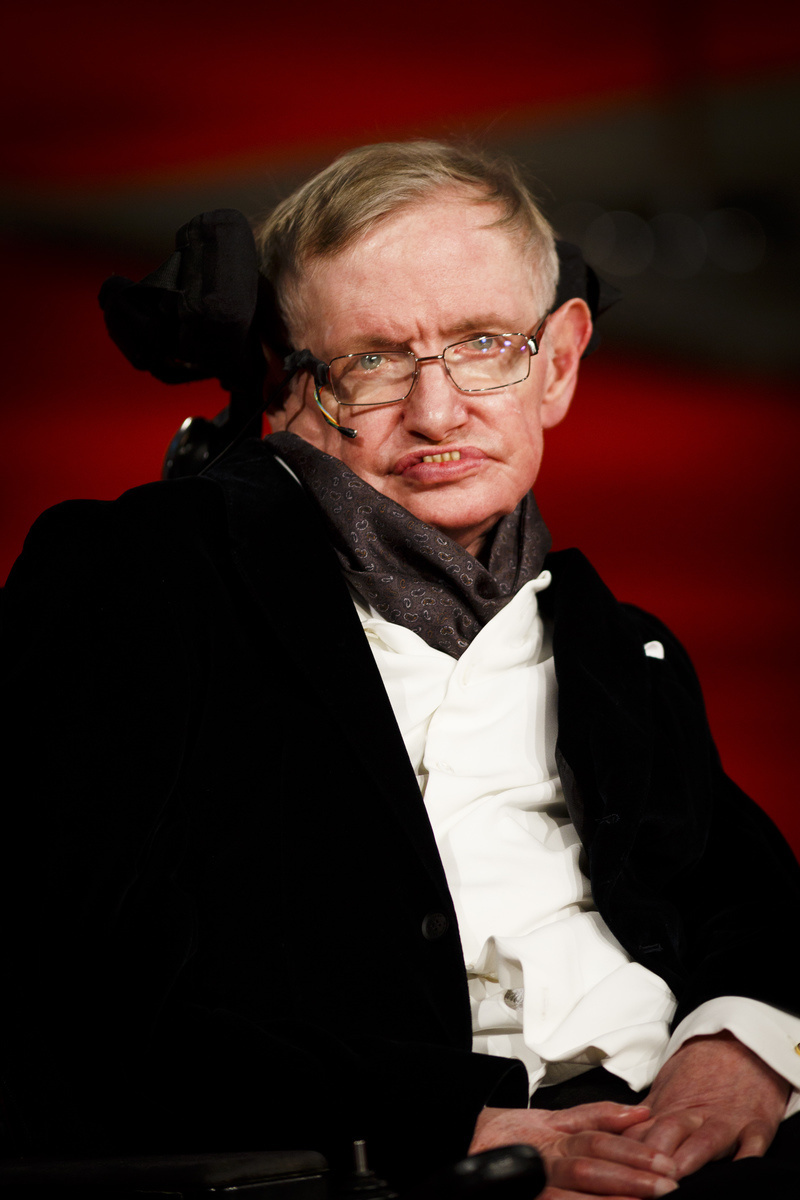 Stephen Hawking oslávil 75