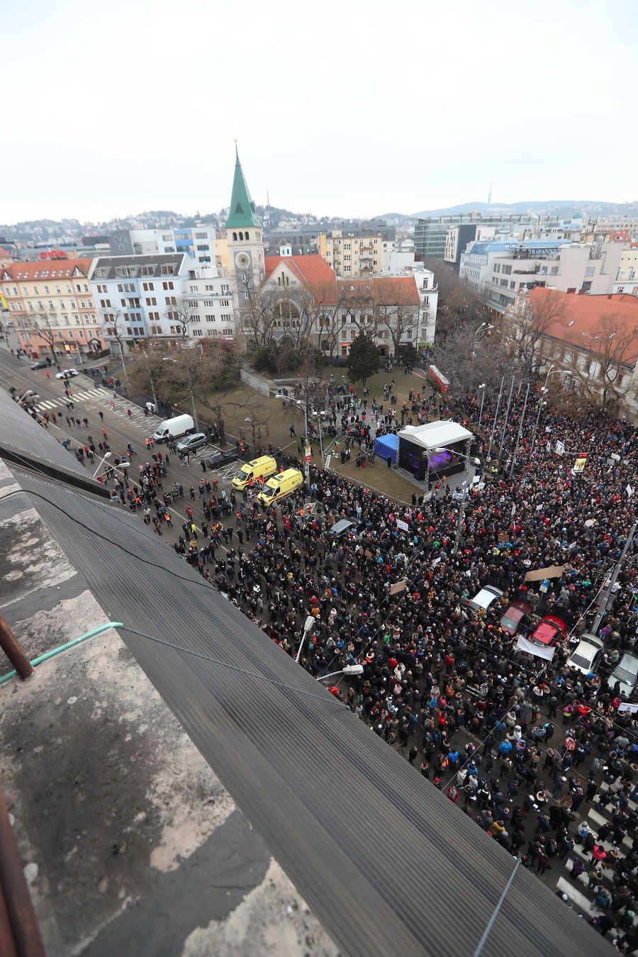 Demonštrácie sa zúčastnili tisíce