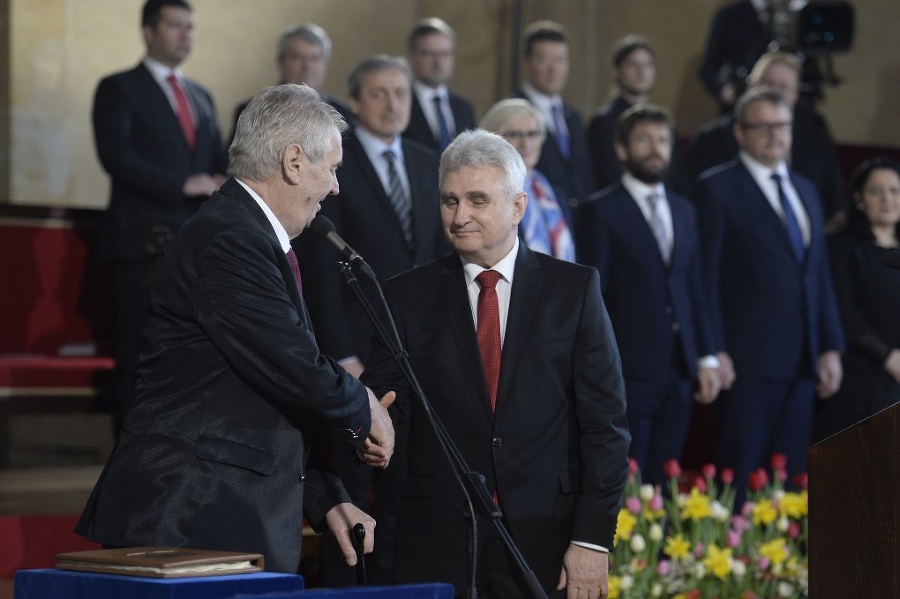 Prezidentská inaugurácia Miloša Zemana.