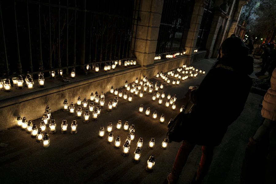 Pochod za zavraždeného novinára