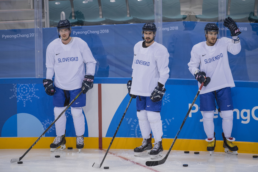 Slovenskí hokejoví reprezentanti, zľava