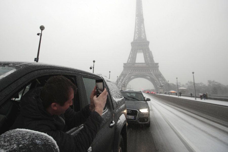 Pre sneženie v Paríži